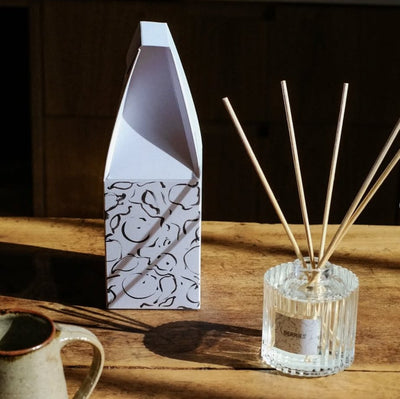 170ml Ribbed Glass Reed Diffusers - Hauslife