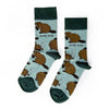 Beaver Socks | Bamboo Socks | Blue Socks | Farm Socks - Hauslife