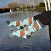 Beaver Socks | Bamboo Socks | Blue Socks | Farm Socks - Hauslife