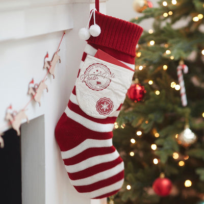 Candy Cane Stripe Christmas Stocking - Hauslife