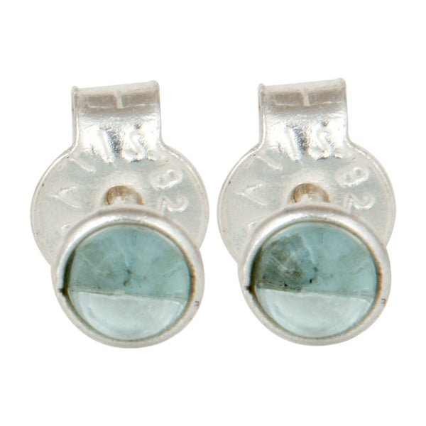 Chalcedony Sterling Silver Studs - Hauslife