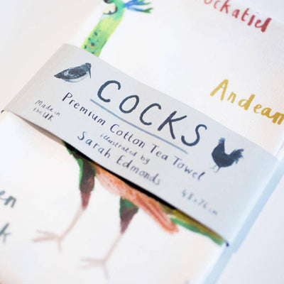 Cocks Bird Cotton Tea Towel - Hauslife