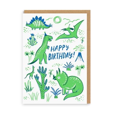 Dino Party Birthday Card - Hauslife
