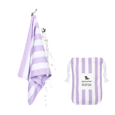 Dock & Bay Cooling Towels - Cabana - Lombok Lilac - Hauslife