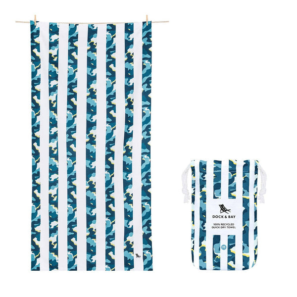 Dock & Bay Quick Dry Towels - Kids - Cool Camo - Hauslife