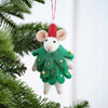 Felt Tree Decorations - Mice - Hauslife