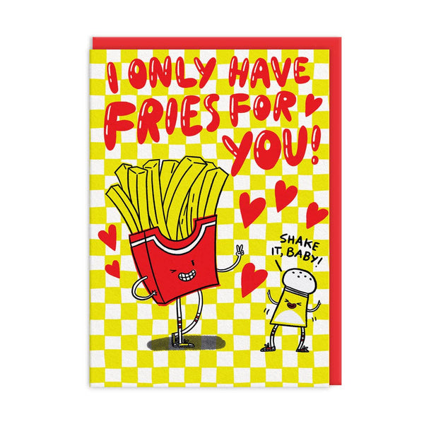 Fries For You Valentine's Day Card (10747) - Hauslife