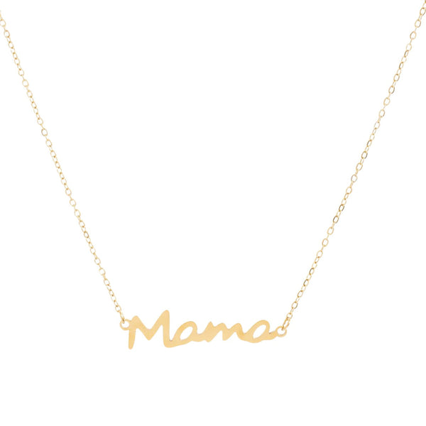 Gold Plated Mama Necklace - Hauslife