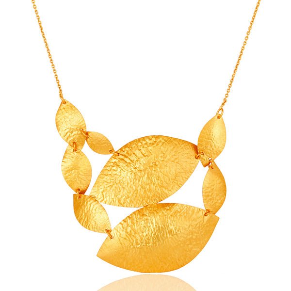 Hammered Gold Chain Necklace - Hauslife