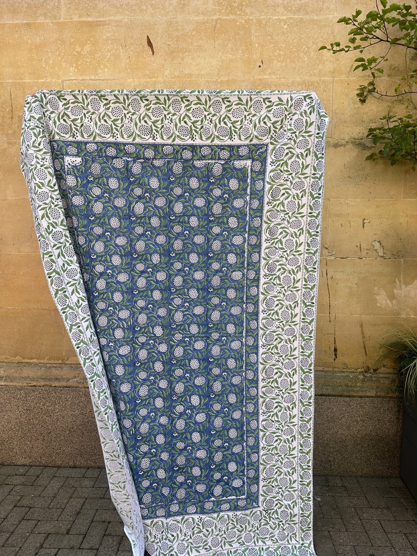 Handblock Tablecloth - Hauslife