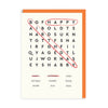 Happy Birthday Word Search Greeting Card - Hauslife