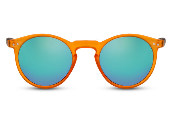 Jet Sunglasses - Orange with Mirror Lens - Hauslife