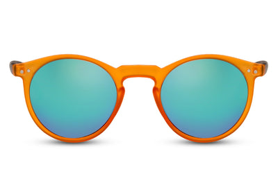 Jet Sunglasses - Orange with Mirror Lens - Hauslife