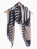 Jodi Lightweight Scarf - Black, Animal Stripe - Hauslife