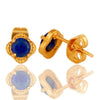 Lapis Lazuli Stud Earrings - Hauslife
