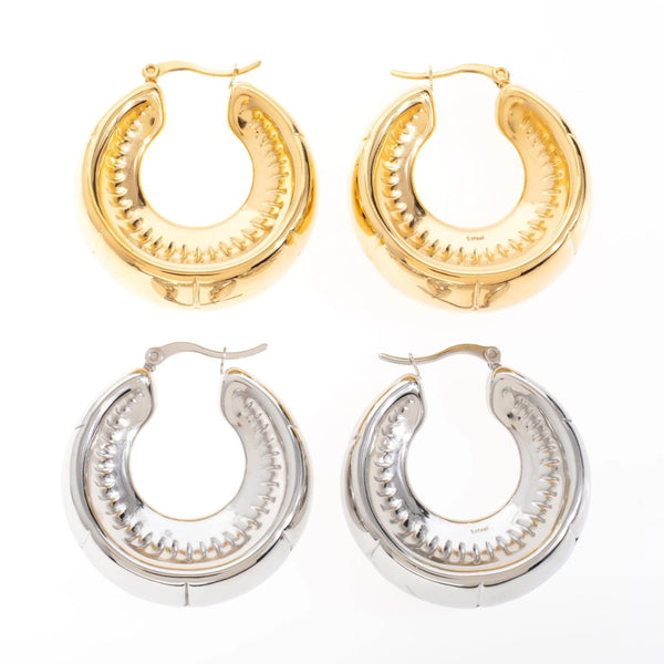 Large Chunky Hoops - Hauslife