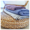 Large Herringbone Cotton Throw - Hauslife