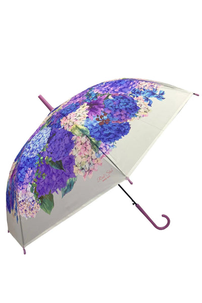 Long Hydrangea Print Umbrella - Hauslife