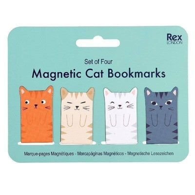 Magnetic Cat Bookmarks (Set of 4) - Hauslife