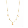 Moons & Zirconia Necklace - Hauslife