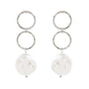 Peal Circle Drop Earrings - Hauslife