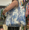 Quilted Cotton Beach Bag - Hauslife