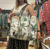 Quilted Cotton Beach Bag - Hauslife