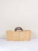 Reed Basket with Leather, Set of 3 - Hauslife