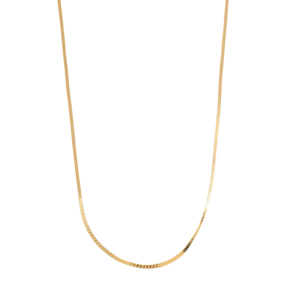 Slim Flat Chain Necklace - Hauslife