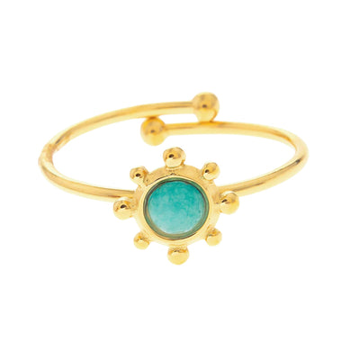 Sun Stone Open Ring - Hauslife