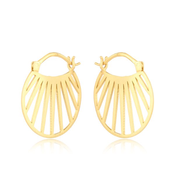 Sunburst Gold Earrings - Hauslife