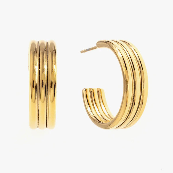 Triple Band Hoop Earrings - Hauslife