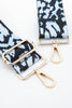 Two Tone Animal Print Bag Strap in Blue - Hauslife